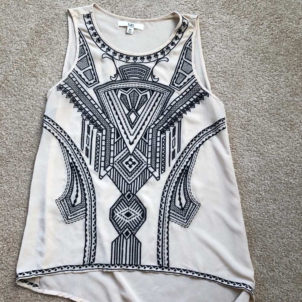 Embroidered top